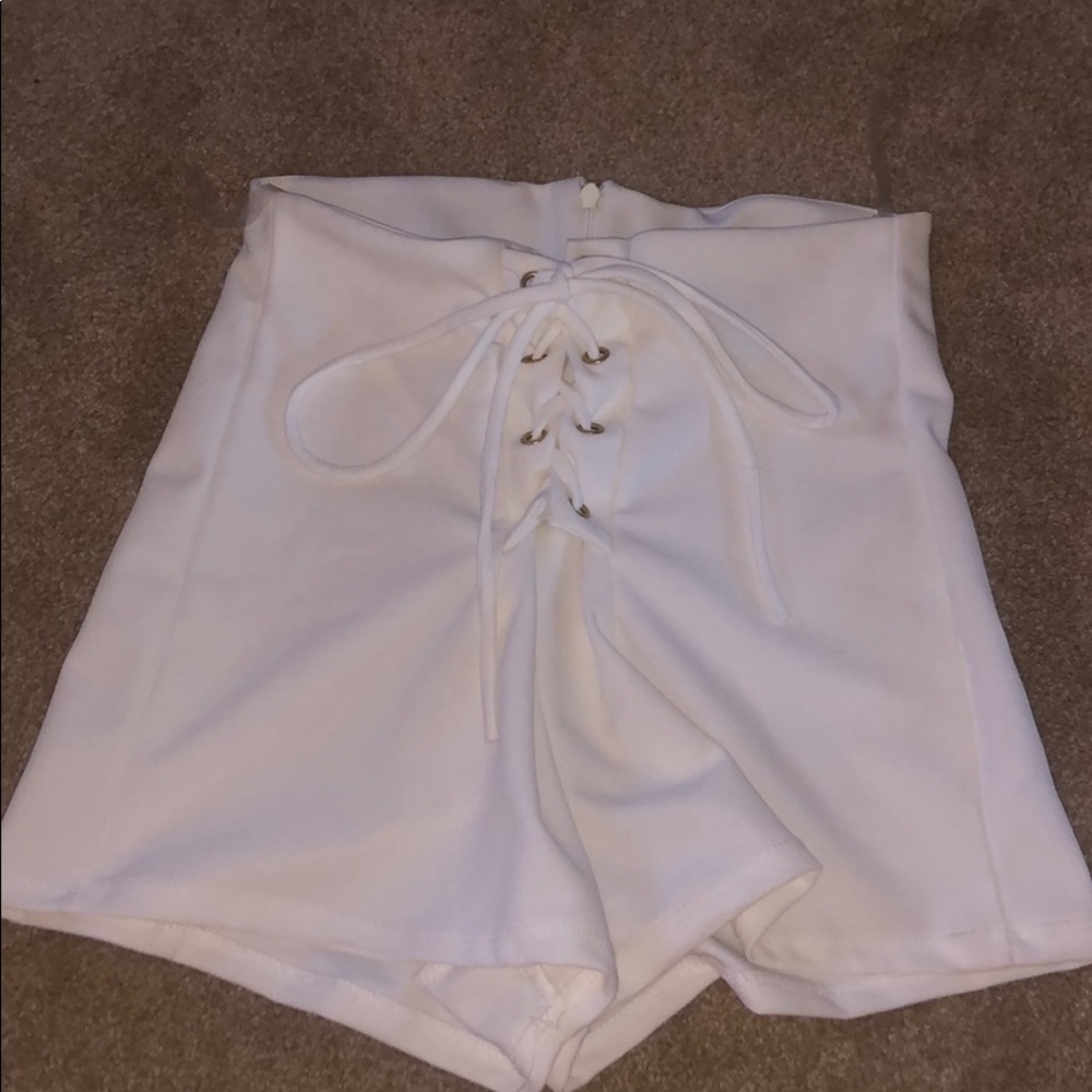 White Shorts